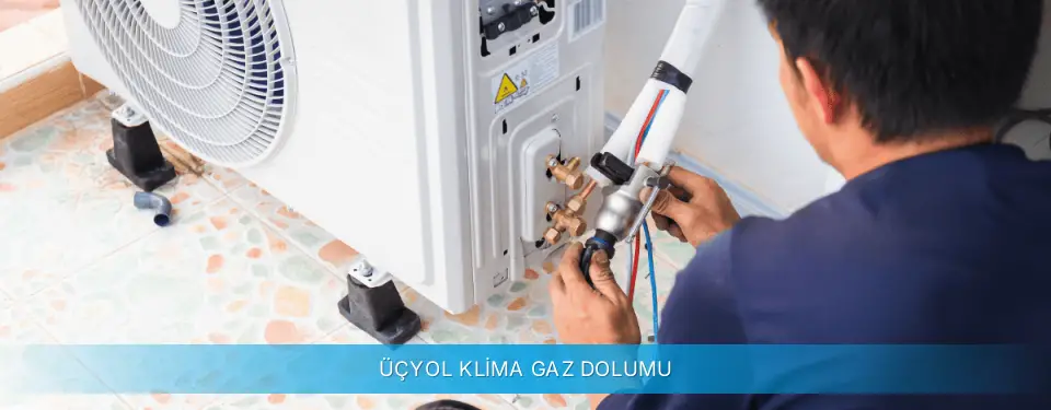 Üçyol İlçemi Midea Klima Gaz Dolumu